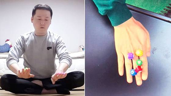 넷플릭스 오리지널 시리즈 ‘오징어게임2’에서 강하늘의 손 대역을 맡은 ‘공기놀이의 달인’이 눈길을 끈다. SBS, 넷플릭스