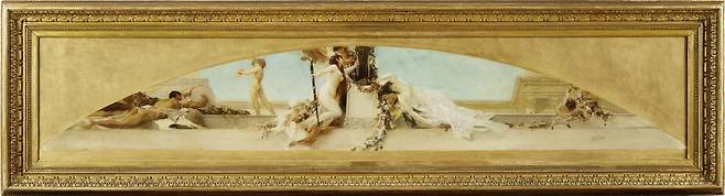 구스타프 클림트, '디오니소스 제단', 1886 ©Leopold Museum, Vienna