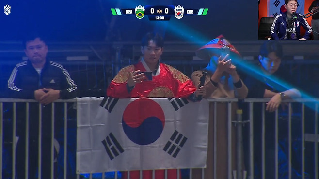 [킹스컵 한국vs브라질] 곤룡포좌 규태씨 오셨네