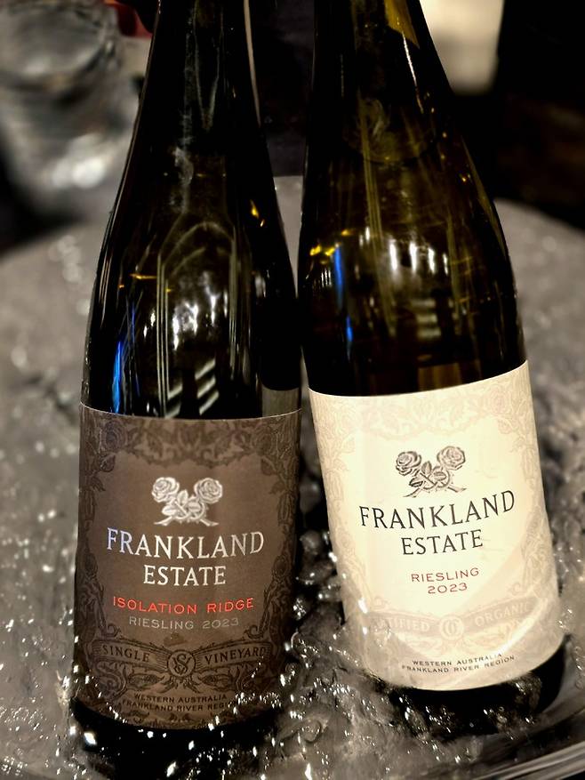서호주 산지 Frankland Estate 리슬링. 최현태 기자