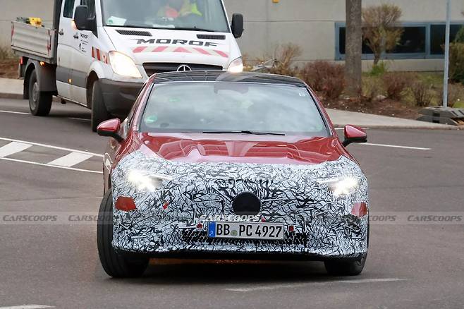 메르세데스 벤츠 CLA 전기차 테스트카