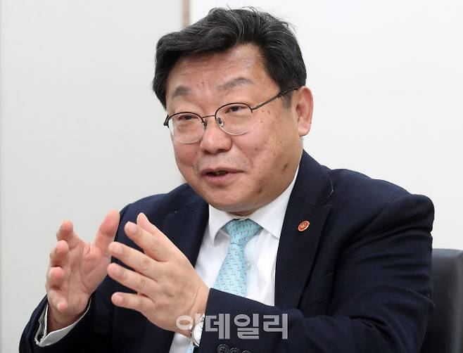 주형환 저출산고령사회위원회 부위원장 신년 인터뷰. (사진=방인권 기자)