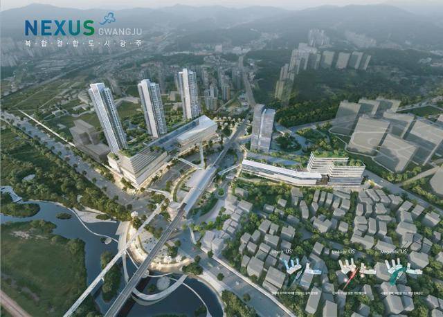 경기 광주 역세권 도시개발사업 조감도. 광주시 제공