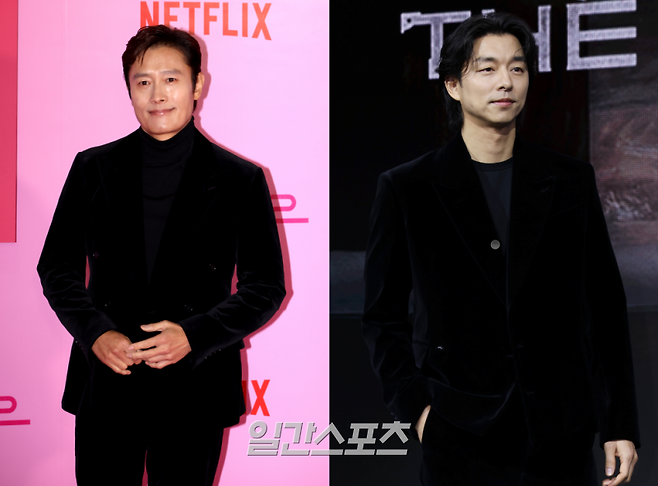 배우 이병헌(왼쪽)과 공유 / 사진=일간스포츠 DB