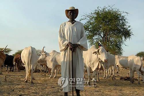 남수단의 딩카족 [EPA 연합뉴스 자료사진]