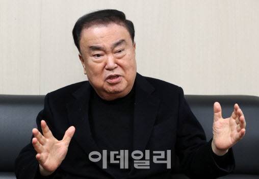 [이데일리 방인권 기자] 문희상 전 국회의장 신년 인터뷰