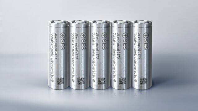SES AI의 2170 원통형 배터리