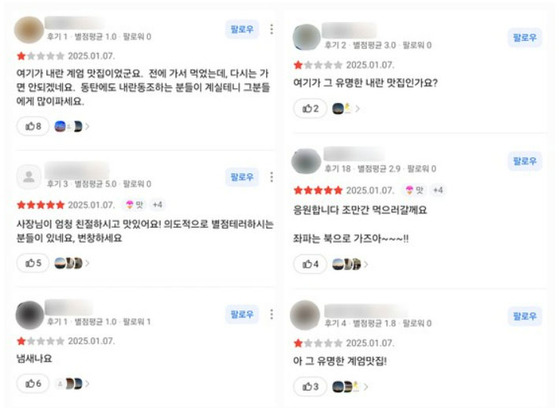 배우 최준용이 운영하는 것으로 알려진 식당에 네티즌들의 별점 테러가 이어지고 있다. 사진 카카오맵 캡처