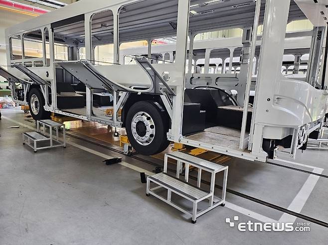 우진산전 수소버스 플랫폼