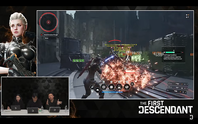 '퍼스트 디센던트' 보이드 침식 정화 관련 이미지(출처='퍼스트 디센던트' 공식 유튜브 채널 영상 화면 캡쳐).