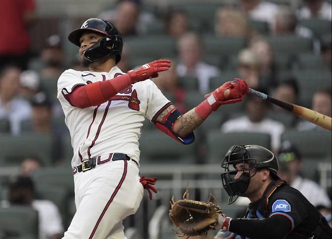 애틀랜타 브레이브스 유격수 올란도 아르시아. AP연합뉴스