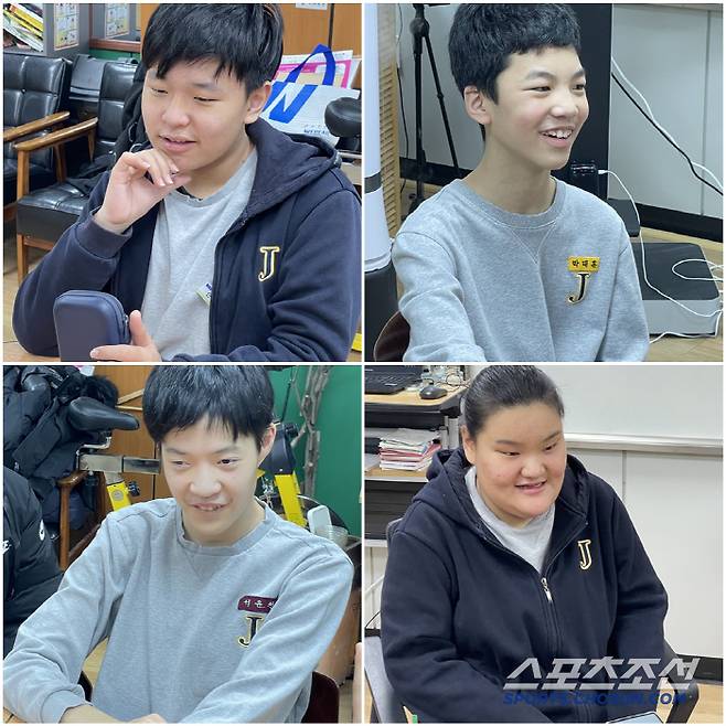 서울시교육감상을 받은 종암중 서울리머 안지호, 박태훈, 김채율, 서윤찬(윗줄 왼쪽부터 시계방향)