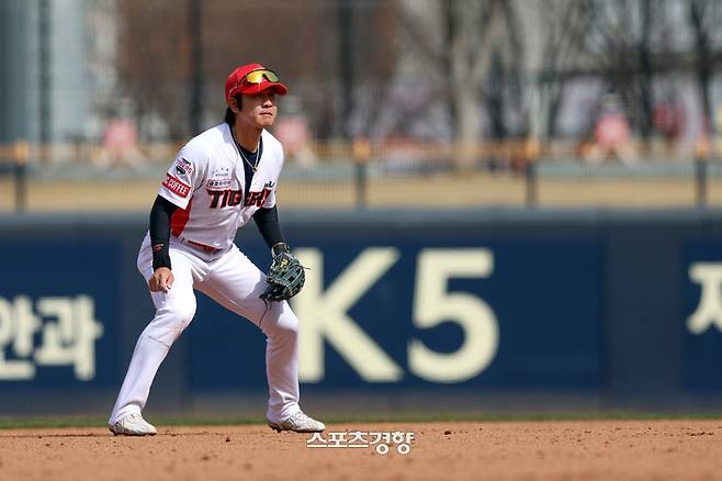 KIA 유격수 박찬호. KIA 타이거즈 제공
