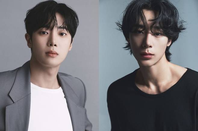 ▲ 추영우(왼쪽), 차정우. 제공| 제이와이드컴퍼니, 저스트엔터테인먼트