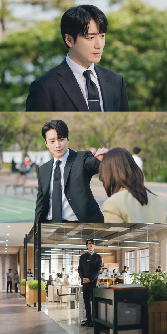 이준혁이 출연하는 '나의 완벽한 비서'는 일만 잘하는 헤드헌팅 회사 CEO 지윤(한지민 분)과 일도 완벽한 비서 은호(이준혁 분)의 밀착 케어 로맨스다. /스튜디오S·이오콘텐츠그룹