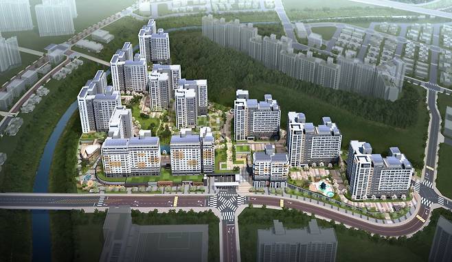 '검단신도시 파밀리에 엘리프' 조감도. /신동아건설 제공