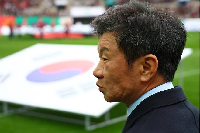 정몽규 대한축구협회장.   연합뉴스