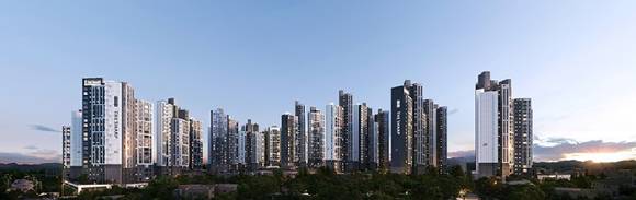 '더샵 라비온드' 투시도 [사진=포스코이앤씨]