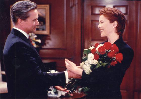 1995년 영화 ‘대통령의 연인(The American President)’은 ‘보수 남자-진보 여자’의 얘기를 다뤘다. [사진 각 영화사]