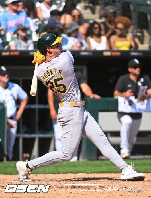 [사진] 애슬레틱스 브렌트 루커. ⓒGettyimages(무단전재 및 재배포 금지)