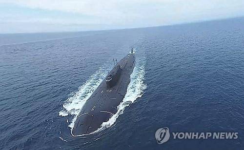 러시아 북방함대 소속 잠수함 [EPA 연합뉴스 자료사진. 재판매 및 DB 금지]