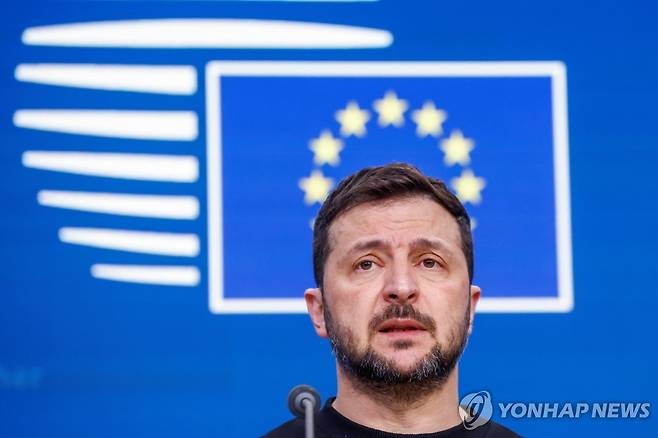 볼로디미르 젤렌스키 우크라 대통령 [로이터 연합뉴스 자료사진. 재판매 및 DB 금지]