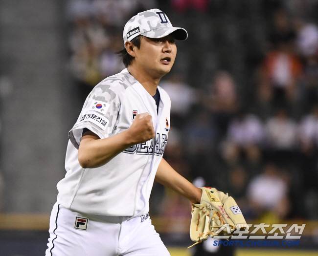 두산 시절 정철원. 스포츠조선DB