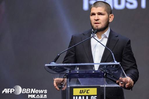 전직 UFC 챔피언 누르마고메도프가 비행기에서 쫓겨나는 수모를 당했다. 사진=ⓒAFPBBNews = News1