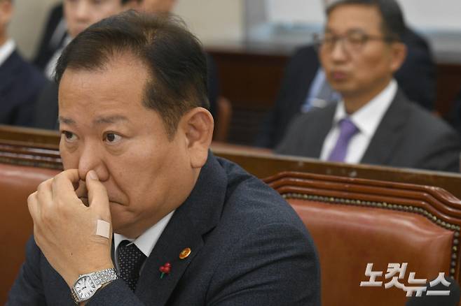 이상민 전 행정안전부 장관. 박종민 기자