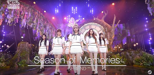 그룹 여자친구/사진=SBS '인기가요' 캡처