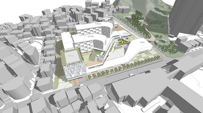 국토교통부는 지역 수요를 반영한 특화 공공임대주택 1983가구를 선정했다. 한국토지주택공사(LH)가 제안한 서울시 금천구의 지역제안형 특화 공공임대주택 조감도. /국토부 제공