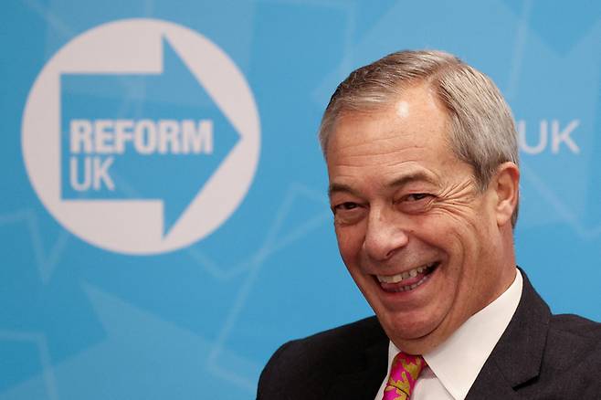 나이절 패라지 영국개혁당 대표. 로이터연합뉴스