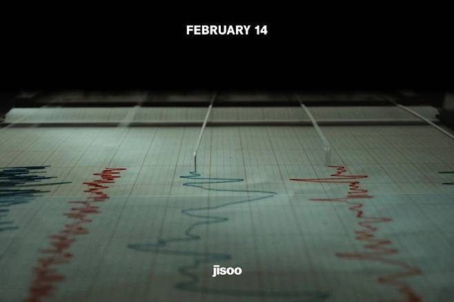 블랙핑크 지수의 새 솔로앨범 예고 이미지. 블리수 제공