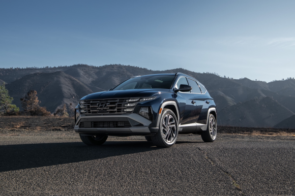 투싼 하이브리드의 외관. 현대자동차 제공