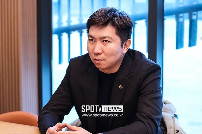 ▲ 유승민 대한체육회장 후보가 9일 스포티비뉴스와 단독 인터뷰를 갖고 있다. ⓒ곽혜미 기자