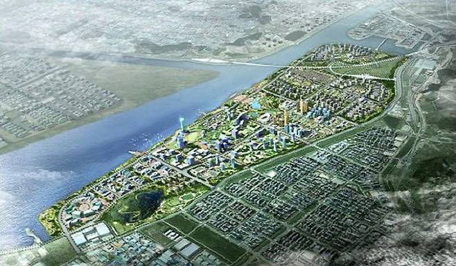 시흥배곧신도시 조감도.