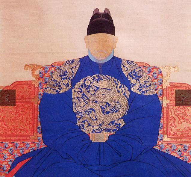 전북 전주시 완산구 어진박물관에 보관된 태조 이성계의 초상화 '조선태조어진'.