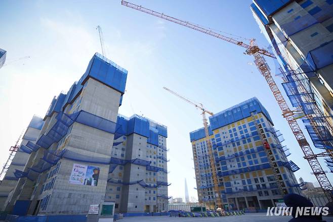 DL건설이 평택 화양지구 기반시설 공사를 진행하다 ‘공사비 미지급’ 사태로 인해 작업을 중단했다. 사진은 기사 내용과 관련 없음. 쿠키뉴스 자료사진