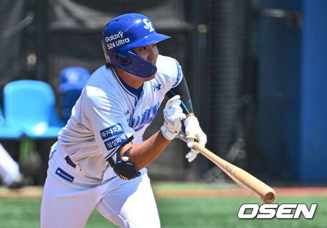 [OSEN=경산, 이석우 기자] 삼성 라이온즈 김동진 245 2024.05.15 / foto0307@osen.co.kr