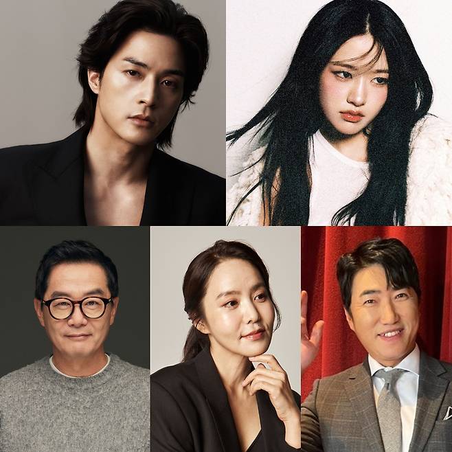 ▲ 크라임씬 제로 김지훈, 아이브 안유진, 장동민, 박지윤, 장진(왼쪽 위부터 시계방향으로). 제공| 각 소속사