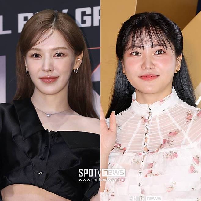 ▲ 웬디(왼쪽), 예리. ⓒ곽혜미 기자