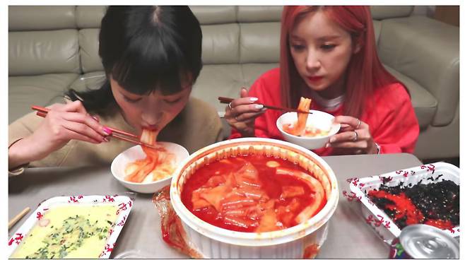 분식점 식사 남녀차이