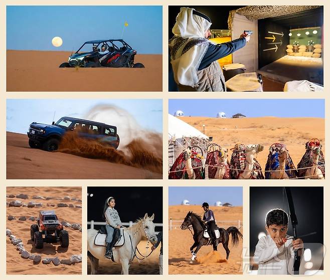 사막에서 즐기는 어드벤처·엔터테인먼트(듄스 오브 아라비아 제공)