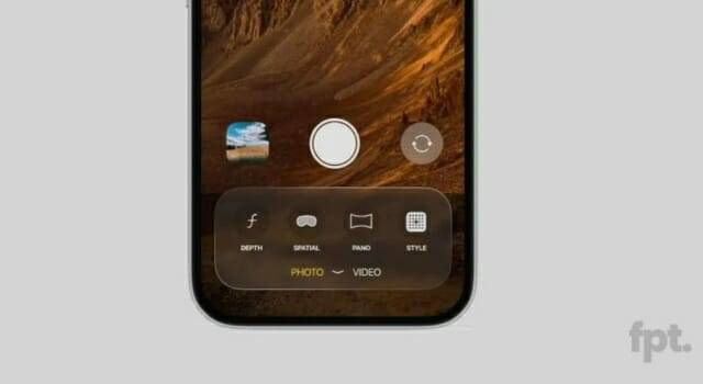 iOS 19에 적용될 것으로 전망되는 새로운 카메라 앱 디자인 (출처=프론드페이지테크)