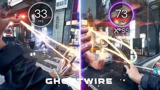 인텔 XeSS 적용 비교 화면