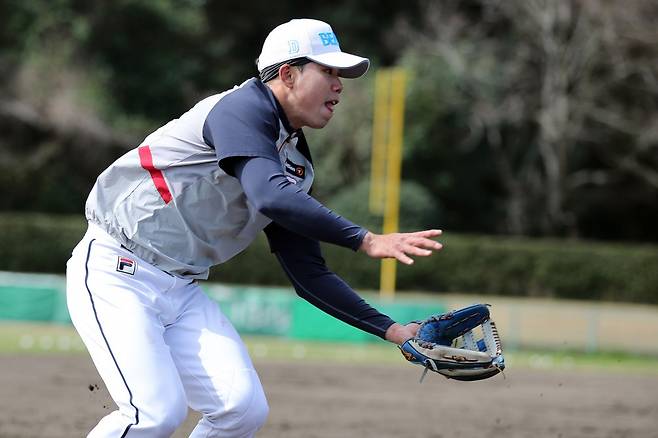 두산 베어스 내야수 오명진. /사진=두산 베어스 제공