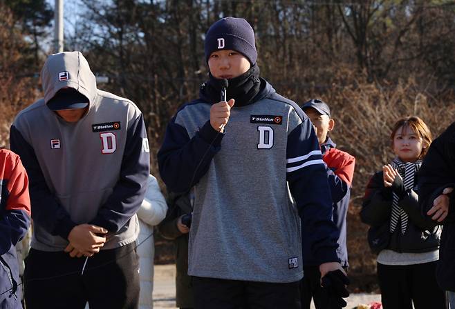 두산 베어스 내야수 오명진. /사진=두산 베어스 제공