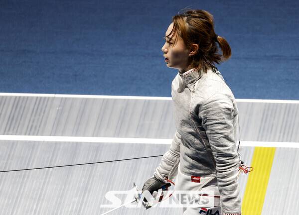 2022 항저우 아시안게임 당시 윤지수. 사진┃뉴시스