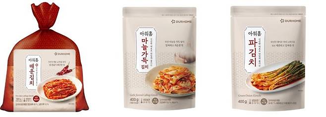 아워홈 별미 김치 신제품 이미지. 아워홈 제공
