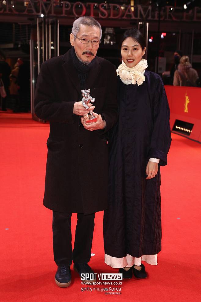 ▲ 홍상수 감독(왼쪽)과 김민희. ⓒ게티이미지​​